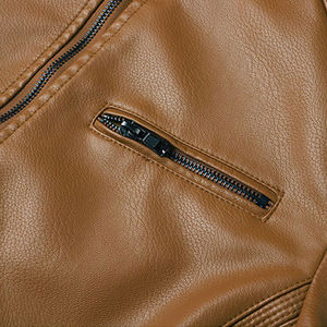 Blouson de moto en cuir sur mesure pour homme, coupe-vent, imprimé, hiver, robuste, pour course moto, faible MOQ - Product Image 6