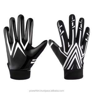 Guantes de fútbol americano de diseño personalizado, guantes adhesivos receptores de Palma con tela transpirable, fabricados para un rendimiento óptimo - Product Image 1