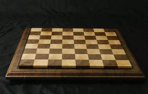 TABLERO DE AJEDREZ DE MADERA NATURAL HECHO A MANO, juegos de tablero de ajedrez de madera de almacenamiento en ajedrez, Backgammon, juego de mesa de damas para adultos y - Product Image 5