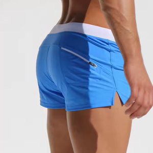 Trending Casual Short de bain pour hommes 100% coton Easy Dry Eco-Friendly Solid Pattern Factory Rate - Product Image 6