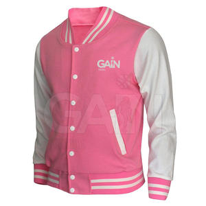 OEM Veste Letterman pour hommes Veste d'hiver Corps en laine mélangée Manches en coton Conception d'équipe et logo personnalisés - Product Image 1