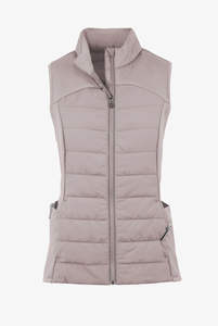 Chaleco acolchado ligero para mujer con cremallera frontal sin mangas - Product Image 4