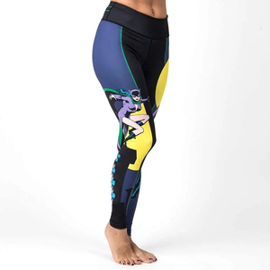 Leggings de compression pour femmes à taille haute et longueur cheville, respirants, extensibles dans les quatre sens, pour le jiu-jitsu et le grappling - Product Image 2