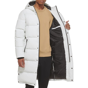 Veste bouffante à capuche de haute qualité pour hommes pour l'hiver nouvelle mode col montant coupe-vent respirant écologique Streetwear extérieur - Product Image 2