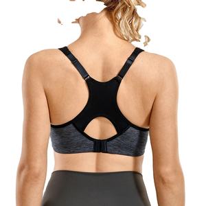 Soutien-gorge de sport sans manches pour femme, léger, à maintien élevé, séchage rapide, design en U, confortable, respirant, en élasthanne/polyester, pour le fitness - Product Image 3