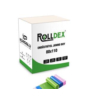Sac poubelle en plastique PE jetable et réutilisable Rolldex R-200 avec fermeture éclair, qualité industrielle, recyclable pour les produits ménagers - Product Image 1