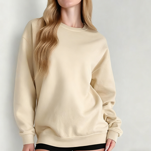 Sudadera Extra Grande Personalizada para Mujer, de Algodón Suave y Felpa, con Estampado Vintage en la Parte Delantera, Transpirable, de Secado Rápido, 180g - Product Image 1