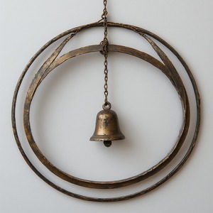 Carillon éolien en fer Golden Echo conçu avec une finition métallique élégante offrant des tons apaisants et une beauté artistique pour tous - Product Image 3