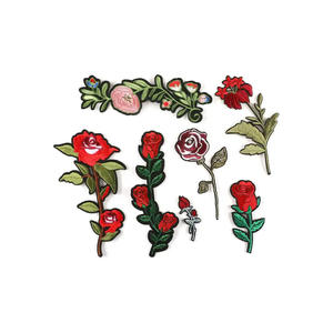 Free Sample Custom Design Embroidery Patches Wholesale Top Selling Embroidered Logo <b>Iron</b> <b>on</b> Patch for Garments - Product Image 5