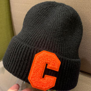 Gorros de esquí al por mayor, gorros de invierno de diseño, gorros de punto con logotipo personalizado, gorros unisex de neón. - Product Image 5