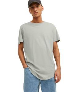 OEM bouffée impression gaufrage logo t-shirt hommes coton biologique t-shirt surdimensionné uni graphique personnalisé hommes respirant coton t-shirts - Product Image 5