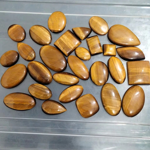 Natural <b>Tiger</b> <b>Eye</b> Cabochon Stone for Jewelry Making and Healing Custom Shapes Economically Priced Gemstone - Product Image 3