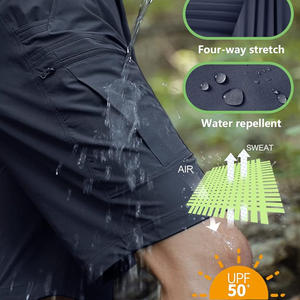 Short de randonnée personnalisable pour homme, tissu à séchage rapide, poches multiples, idéal pour le trekking et le camping, OEM/ODM disponible - Product Image 3