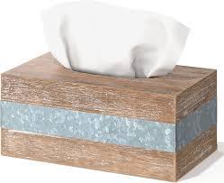 Galvanized Metal Steel Tissue Box Holder Rust-Resistant and Durable - Product Image 4