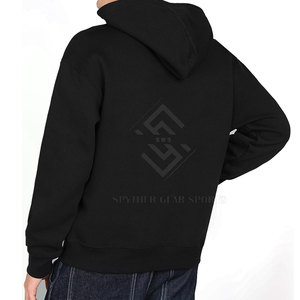 Hoodies décontractés à capuche pour hommes, imprimés, personnalisables, respirants, en molleton de coton/polyester écologique, service OEM pour l'hiver - Product Image 5
