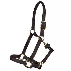 Personnalisé pleine tailles Cob confortable Durable Nylon cheval licou coloré à motifs Design anglais selle Style réglable KGN - Product Image 6