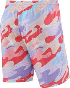 Meilleure vente de short d'été décontracté de luxe en maille pour hommes Boardshorts à taille élastique confortable Impression numérique solide personnalisée - Product Image 5