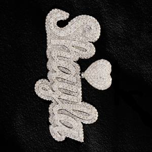 สร้อยคอจี้เพชรโมอิสที่สง่างามสำหรับวันครบรอบแต่งงานและงานปาร์ตี้สวมใส่เครื่องประดับในราคาที่ดีที่สุด - Product Image 3