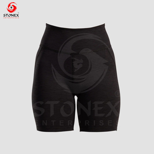 Shorts de Verano para Mujer, Cintura Alta Elástica, Casuales, para Gimnasio, Fabricante, Alta Calidad - Product Image 2