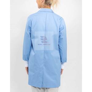 Bata de laboratorio médico Unisex 2025 para bata de laboratorio de algodón duradera de hospital - Product Image 2