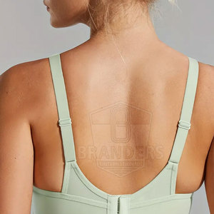 Sujetador deportivo cómodo para todo el día con tela elástica y soporte seguro para mujeres que se entrenan y hacen ejercicio - Product Image 2