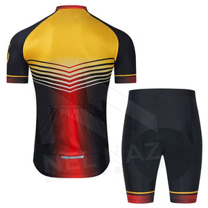 ชุดเสื้อปั่นจักรยานสำหรับผู้ชายชุดปั่นจักรยานพิมพ์ลายซับลิเมชันน้ำหนักเบากำหนดเองแห้งเร็ว - Product Image 2