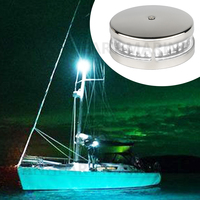 Artsu — lampe de Navigation Marine blanche LED, IP67, imperméable, 2 béquilles nautique, pour bateau de pêche, Yacht