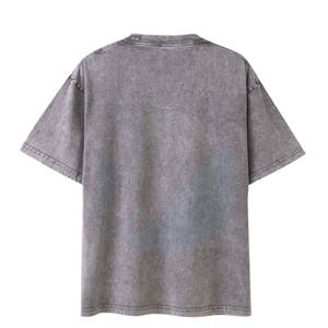 T-shirts de haute qualité pour hommes, coupe ample, couleur unie en stock, t-shirts pour hommes sur mesure - Product Image 2