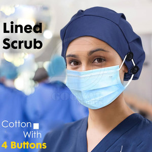 Gorro Médico para Adultos, Personalizado, para Uso Hospitalario, Sostenible, 100% Algodón, Transpirable, Cómodo, Unisex, Venta al Por Mayor, MOQ Bajo - Product Image 6