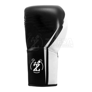 Gants de boxe ajustables en cuir pour le fitness Équipement d'entraînement MMA à lacets personnalisés - Product Image 3