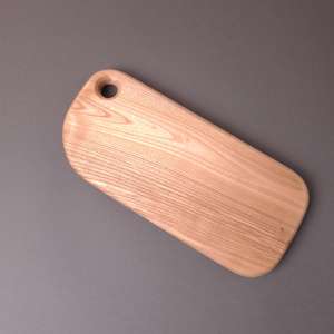 Tabla de Cortar de Madera de Fresno Hecha a Mano, Forma Rectangular Clásica, Tabla de Cortar de Madera Maciza para Cocina, Restaurante, Hotel y Alimentos - Product Image 2