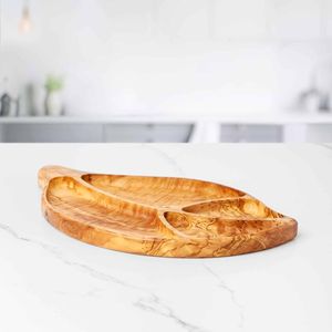 Assiette et bol en bois faits à la main de meilleure qualité Hôtel Ware Restaurant Assiette et plateau en bois naturel Fourniture en gros - Product Image 6