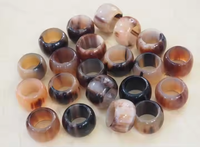 Bague de mariage pour femme en corne de buffle naturelle de qualité supérieure, ronde, écologique, faite à la main, moderne, taille personnalisable, par Crescent Crafts