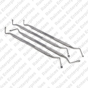 Juego de instrumentos de llenado Dental hecho en acero inoxidable de calidad alemana, Kit de examen Dental con espejo bucal con estuche con cremallera personalizado - Product Image 2