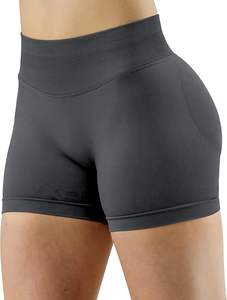 Short de yoga de qualité supérieure pour femmes taille croisée gymnastique active 100% polyester yoga extensible avec poches latérales - Product Image 5