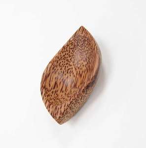 ชามสลัดและอาหารทำด้วยมือชามไม้ทรงใบไม้ขนาดกลางดีไซน์ใหม่ - Product Image 4