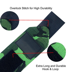 Bodybuilding And Weightlifting Safety Wears Gym High Quality Elastic <b>Wrist</b> Wraps With Thumb Loops For Sports Style Gym Strap - Product Image 4