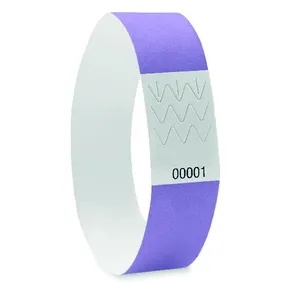 Pulseras Promocionales Personalizadas de Tyvek, Brazalete de Merchandising - Product Image 3