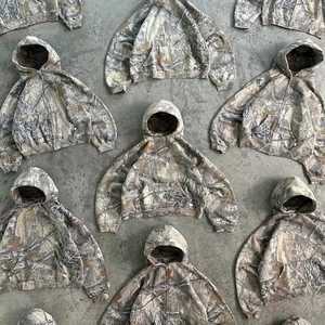 Fabricante de ropa Caza Camuflaje Sudadera con capucha Ropa de calle personalizada Sudadera con capucha Todo digital Árbol real Impreso Camuflaje Sudadera con capucha para hombres - Product Image 5