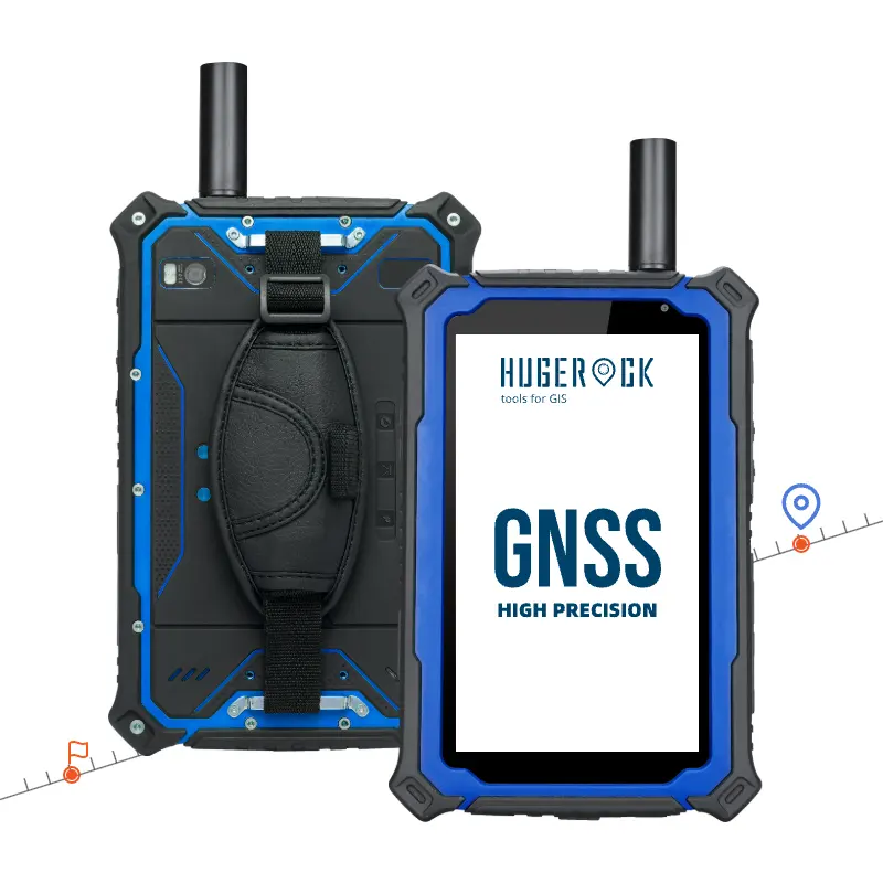 HUGEROCK G71N 3g4g Sdk доступен 2200 nit 10000 мАч Rtk блок Gnss автомобильный стерео gps навигация все в одном Android ПК планшет