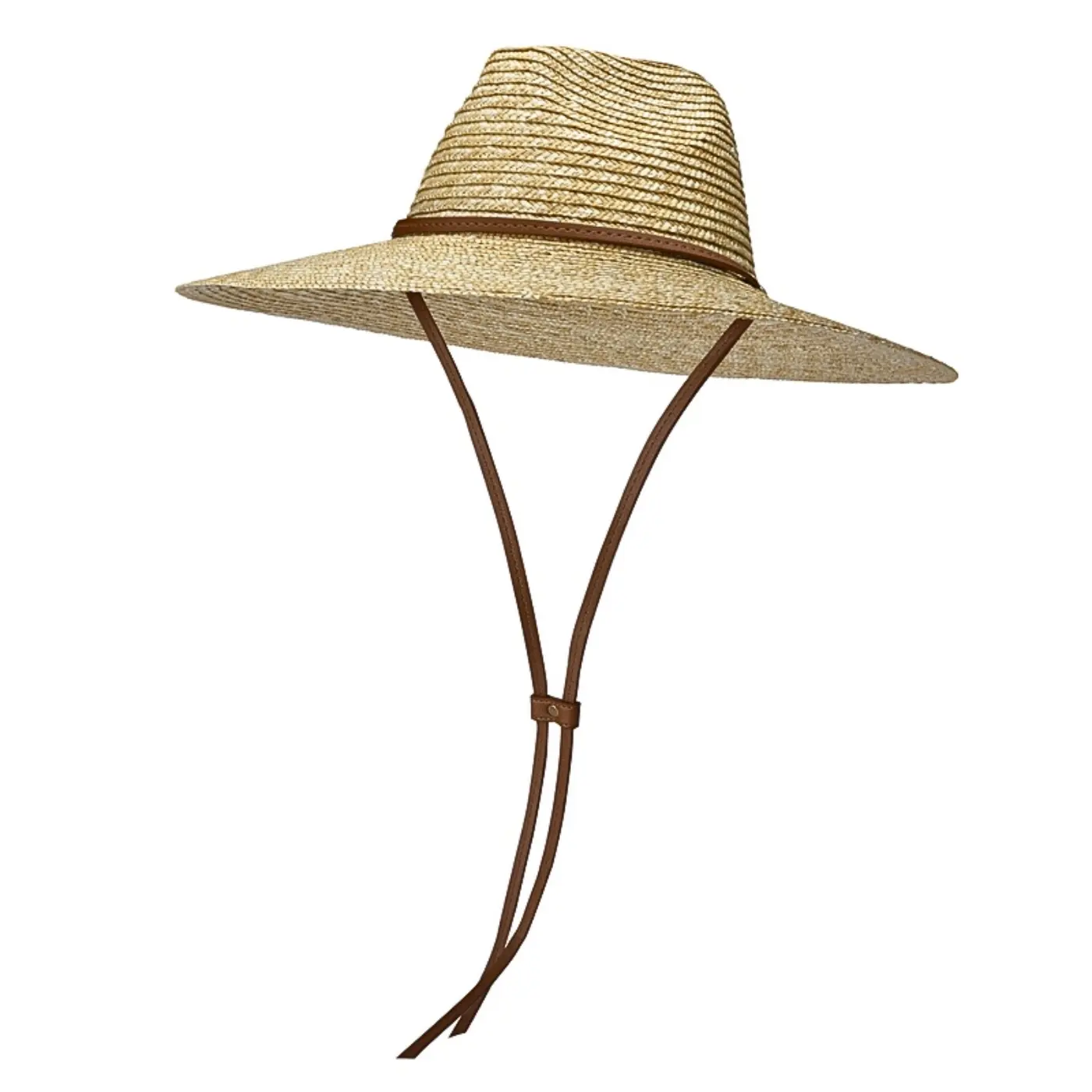 Fashionable Women's Brim Wheat Straw Hat with Leather Strap Emblazoned Beachside Glamour Sun Protection Every Stylish Escape