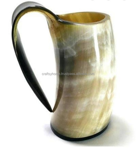 แก้วมักทรงเขาควายพร้อมด้ามจับยาวแก้วเบียร์ - Product Image 3