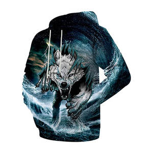 Sweat à Capuche Décontracté d'Hiver avec Logo Personnalisé pour Homme Grande Taille Respirant Caractéristique Streetwear Long Pull avec Impression par Sublimation Bouffée en Relief - Product Image 6