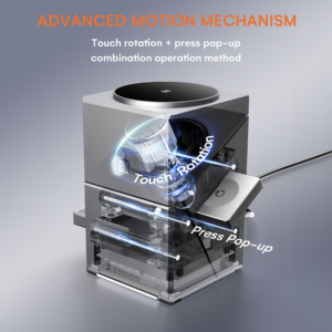 ZEEHOO-CuBeTrick X 3-in-1 stazione di ricarica Wireless-presa Black-EU - Product Image 2