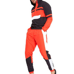 Ensemble survêtement vintage personnalisé, sweat-shirt et pantalon de jogging, deux pièces, impression numérique directe, survêtement évasé, survêtements pour hommes - Product Image 4