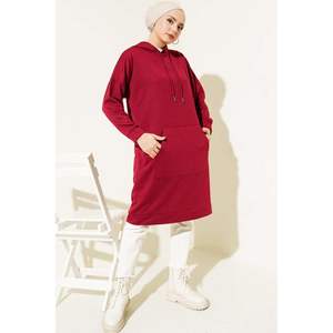 Túnica Bolsillo Canguro Rojo Claret - Product Image 3