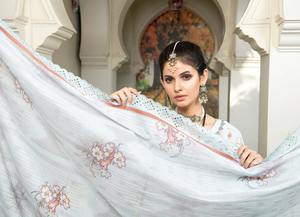 High Quality Ladies Pakistani Shalwar Kameez Export Quality Cotton/Lawn Embroidered Suits <b>Plus</b> <b>Size</b> Features - Product Image 5