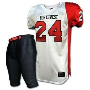 Nouveau maillot de football américain 7V7 de haute qualité uniforme de football américain à manches courtes pour jeunes garçons ensemble tendance respirant personnalisé - Product Image 1