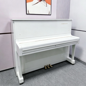 Piano droit classique Yamaha U1D, importé du Japon, artisanat supérieur, haute qualité, finition blanche, performances fluides - Product Image 2