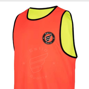 Nuevos Baberos de fútbol reversibles de alta calidad, chalecos de fútbol impresos personalizados, Baberos deportivos de equipo de nuevo estilo, Baberos Unisex - Product Image 5